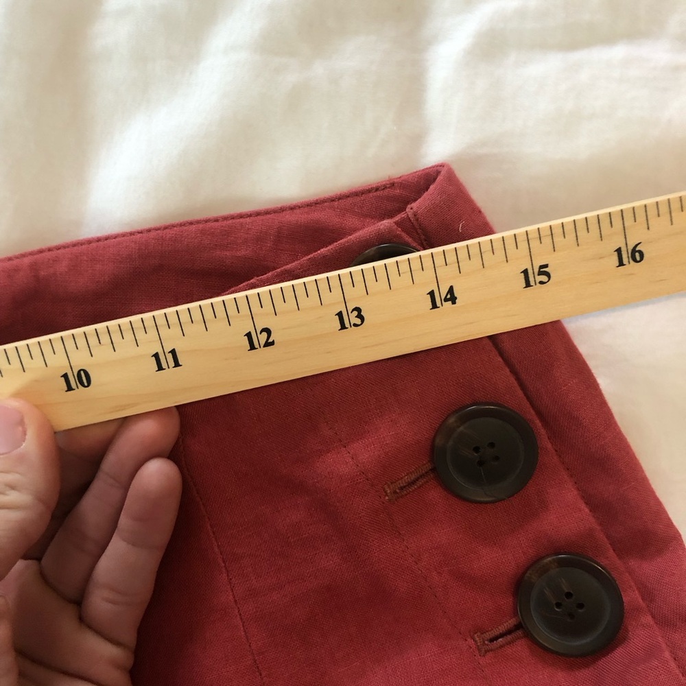 Boden linen Elegant Red Wide-Leg Pants Long EUC 2009 - Picture 5 of 10